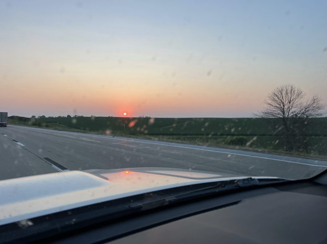 Driving West