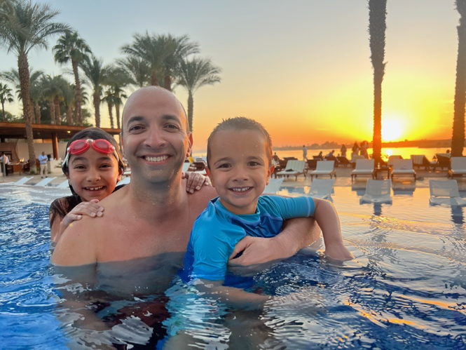 Sunset pool