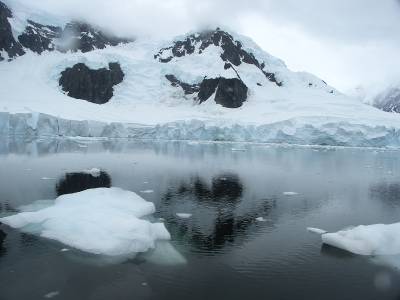Paradise Bay glacier face